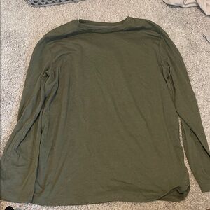 Old Navy Olive Long Sleeve Boy’s Shirt
